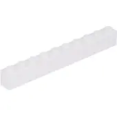 LEGO 100 pièces 6111 Brick 1x10 Part Basic Bricks 100 White
