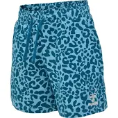 Hummel Pantalon de sport 'Flowy' bleu marine / bleu clair / gris argenté