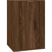Syfax Meuble TV mural Chêne marron 40x34,5x60 cm