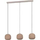 Eglo Lampe à suspension Japandi Cominio 3 lumières
