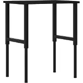 Syfax Établi marron foncé 80x60x(71,5-98) cm bois de chêne massif