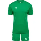 Hummel Survêtement citron vert / blanc