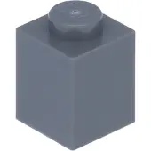 LEGO 250 pièces , pièce c. 3005 en gris bleu foncé
