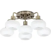 Rabalux Plafonnier E14 6x40W couleur laiton antique 3918 Sorina