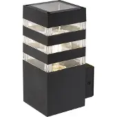 Rabalux 7379 Applique extérieure Ankara, E27, aluminium, anthracite, moderne, IP44, 20cm