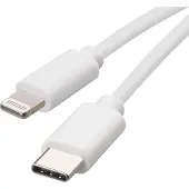 Emos Câble de charge et de données USB-C 2.0 / Lightning MFi, 1 m, blanc, SM7015W