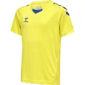 Hummel T-Shirt fonctionnel bleu / indigo / jaune fluo