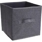 Koopman Boîte de rangement avec poignée 30x30x30cm gris Organizer Storage