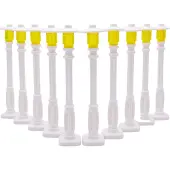 LEGO City Réverbères Blancs avec lampes jaunes - NOUVEAU Quantité 10x