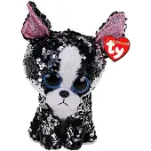 TY BOOS Flippables PORTIA 24cm terrier pailleté 36793