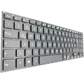 T-ProTek FRANÇAIS - Clavier noir sans cadre compatible Asus VivoBook 15 R507UA-BR208T