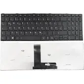 T-ProTek DE - Noir Clavier avec cadre compatible avec Toshiba Satellite C50-B