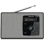 Technisat DIGITRADIO 2 Radio de table DAB+, FM DAB+, FM, Bluetooth Fonction réveil Noir/Blanc (0002/3910)