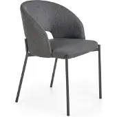 Halmar Chaise de salle à manger tapissée K373 ashen