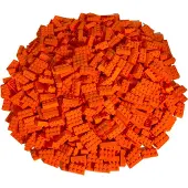 LEGO Briques 2x4 Orange - 3001 NOUVEAU Quantité 250x