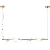 Toolight Lampe Suspendue APP1664-6CP Gold