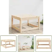 The Living Store Tabouret de jardin en pin massif