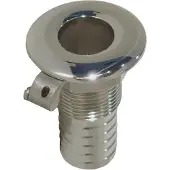 Goldenship Passage de tuyau en acier inoxydable Argent 1/2'' Argent 1/2