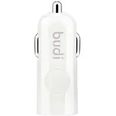 Budi - 1 chargeur de voiture USB avec indicateur LED