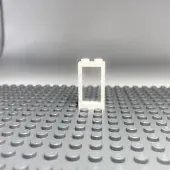 LEGO 1x2x3 Fenêtre Transparent Cadre blanc pour maison, bâtiment NOUVEAU Quantité 25x