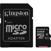 Kingston Canvas Select 64 Go carte mémoire microSDHC de classe 10