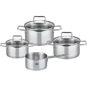 Elo Smart Steam Set de 4 casseroles, acier inoxydable 72404