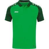 Jako Polo Performance pour enfants, Couleur:vert tendre/noir, Taille:164