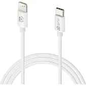 Prio Charge&Sync Câble USB C vers Lightning Mfi 1m blanc