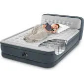 Intex Dura Beam Deluxe Ultra Plush Inflatable Mattress Gris 152 x 236 x 86 cm
