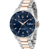 Maserati Montre à affichage analogique argent
