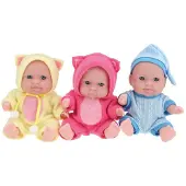 Toi-Toys Baby Beau Babypopje met Slaapmuts