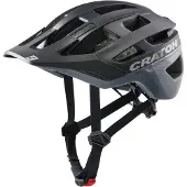 Cratoni casque de vélo AllRace (MTB) noir/gris mat, taille S/M (52-57cm)