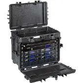 Explorer Cases Waterproof Rack-Rahmen Trolley Koffer 5140-B6U