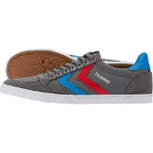 Hummel Chaussure de sport 'Slimmer Stadil' bleu / gris argenté / gris foncé / rouge