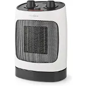 Nedis Keramik-PTC-Heizlüfter- 1000 2000 W- 2 Wärme Modes- Verstellbares Thermostat- (HTFA19WT)