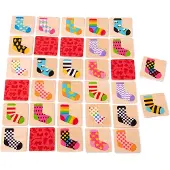 Bigjigs Jeu de mémoire - Mes chaussettes