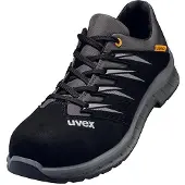 Uvex chaussures basses 2 tendance S1 noir, gris largeur 12 Gr. 41