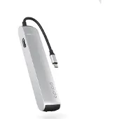 EPICO 6in1 Slim Hub 8K avec port USB-C - argenté