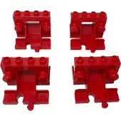 LEGO DUPLO Butoir chemin de fer rouge NOUVEAU Quantité 100x