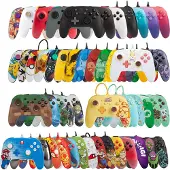 PowerA Pokemon Pikachu Silhouette Nintendo Switch Controller Jaune