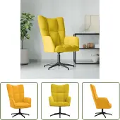 The Living Store Relaxsessel Senfgelb Samt