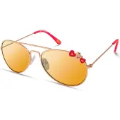 SKECHERS Se9059-5432u Junior Sunglasses Doré Enfants