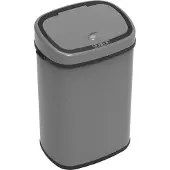 SVITA Sensor Poubelle 58L acier Poubelle avec capteur Gris
