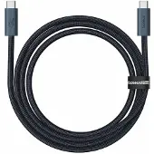 Baseus Flash 2 240W 1M Usb-C to Usb-C Fast Charging Cable (Black)