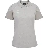 Hummel hmlTRAVEL POLO WOMAN - light grey melange, Taille:XL