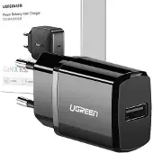 UGREEN Chargeur Ed011, Usb, 2.1A (Noir)