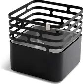 Höfats CUBE Corbeille à feu Tabouret noir