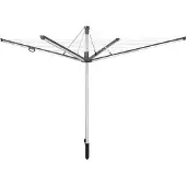 Leifheit Linomatic Plus 500 Séchoir Parapluie avec Base - 50 Mètres