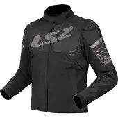 LS2 Veste LS2 "Apex" pour femmes, Matériel : 600D Po Gr. L, noir / gris