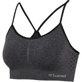 Hummel Soutien-gorge de sport gris clair / noir